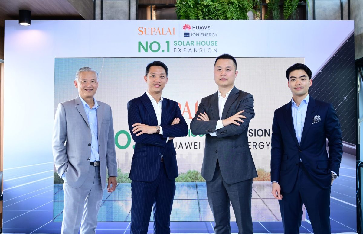 Supalai Partners with Huawei and ION to Become the No.1 Leader in the Solar-Powered Residences Market, Targets Installations in 15,000 Homes Nationwide by
