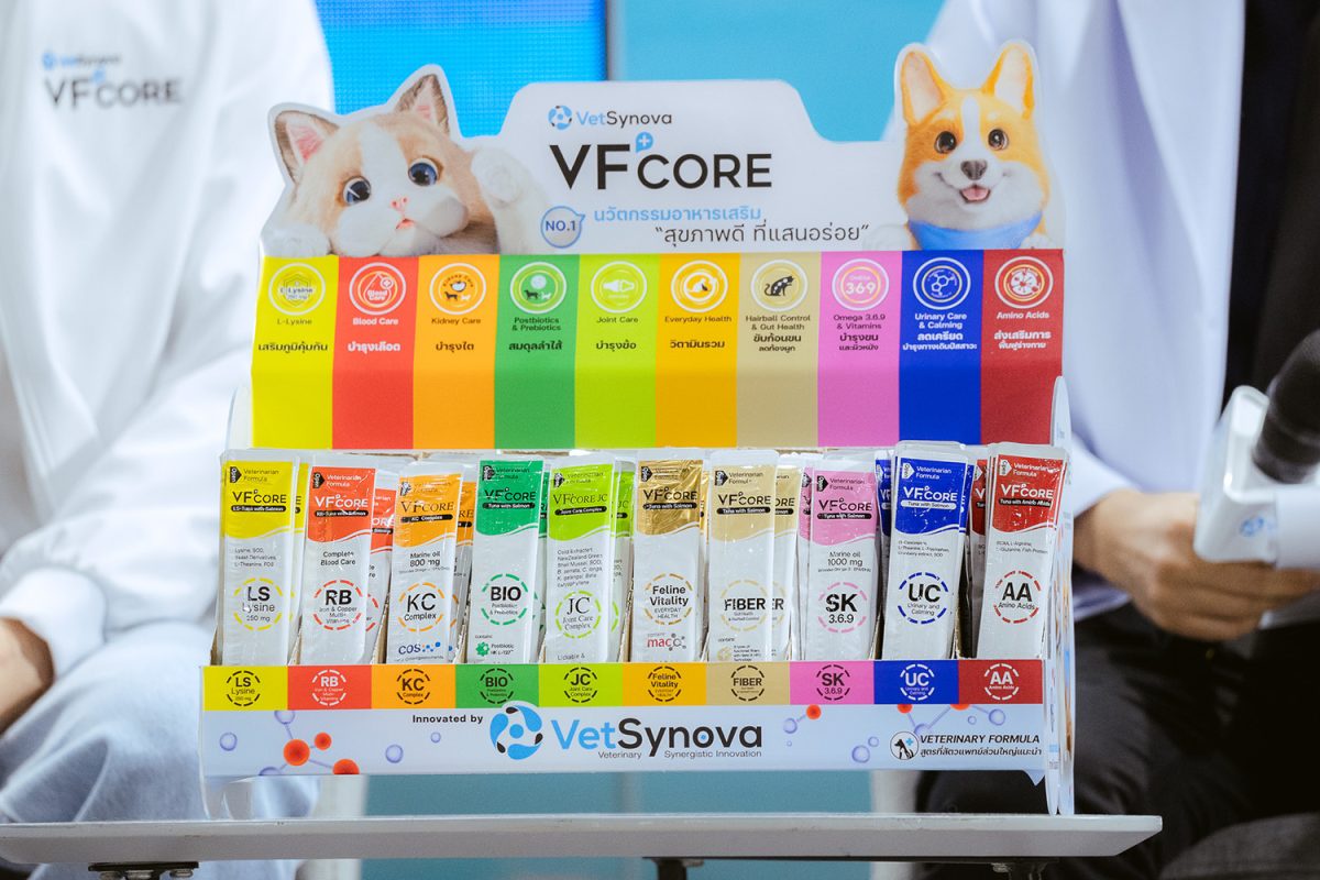 VFcore เปิดสูตรใหม่ AA Amino Acids ในงาน PET EXPO Thailand 2024 เสริมทัพสินค้า ครองแชมป์ที่ 1 ต่อเนื่อง