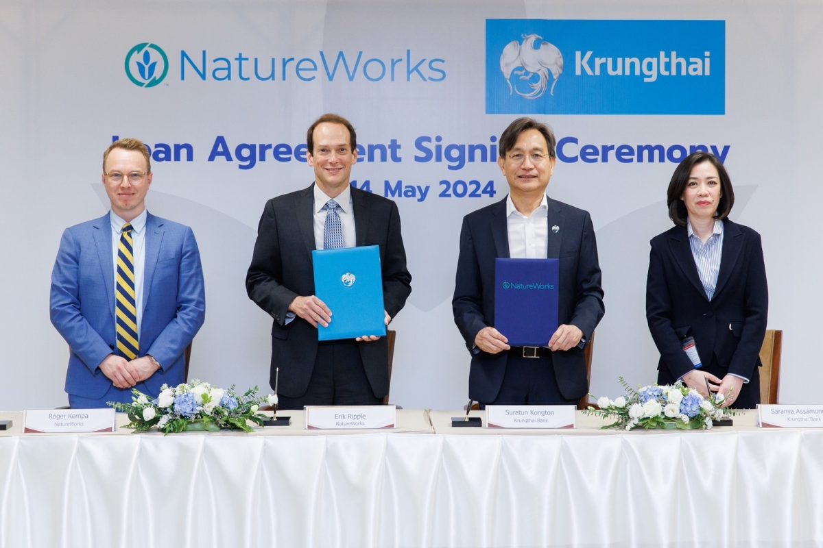Krungthai Bank and NatureWorks Move Forward Thailand's Ambitious Bio-Circular-Green (BCG) Strategy