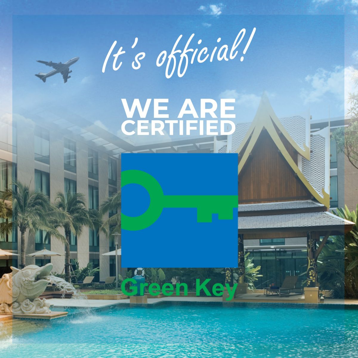 Novotel Bangkok Suvarnabhumi Airport Hotel proudly stands as the FIRST Airport Hotel with Green Key Certificate in South East Asia