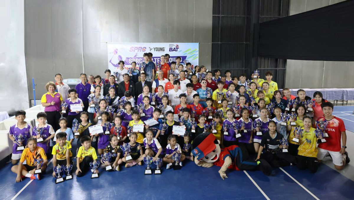 ส่งท้ายศึกชิงแชมป์นักตบลูกขนไก่ SPRC-CALTEX-Young Badminton Championship 2024