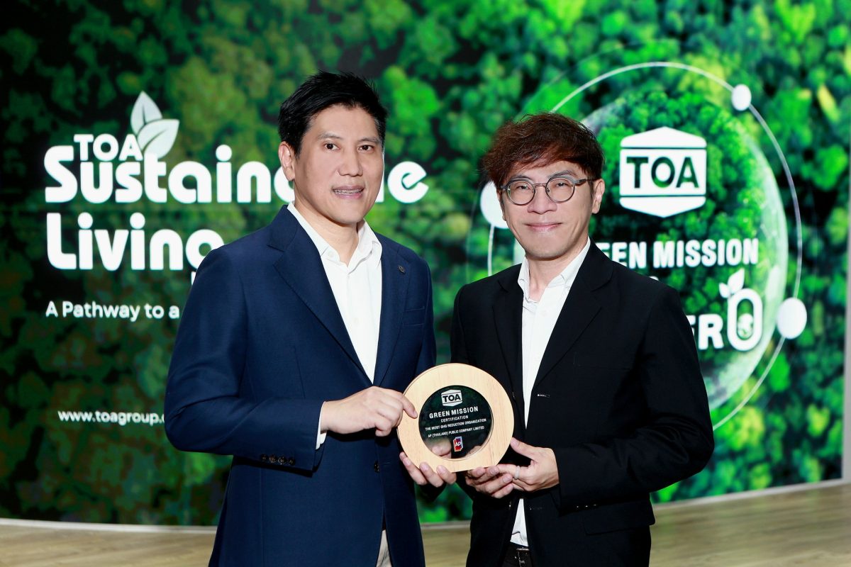 AP Thailand-TOA highlight earth-friendly paint innovation to sustainably drive Thai real estate for Cheevit Dee Dee Tee Lueak Eng Dai