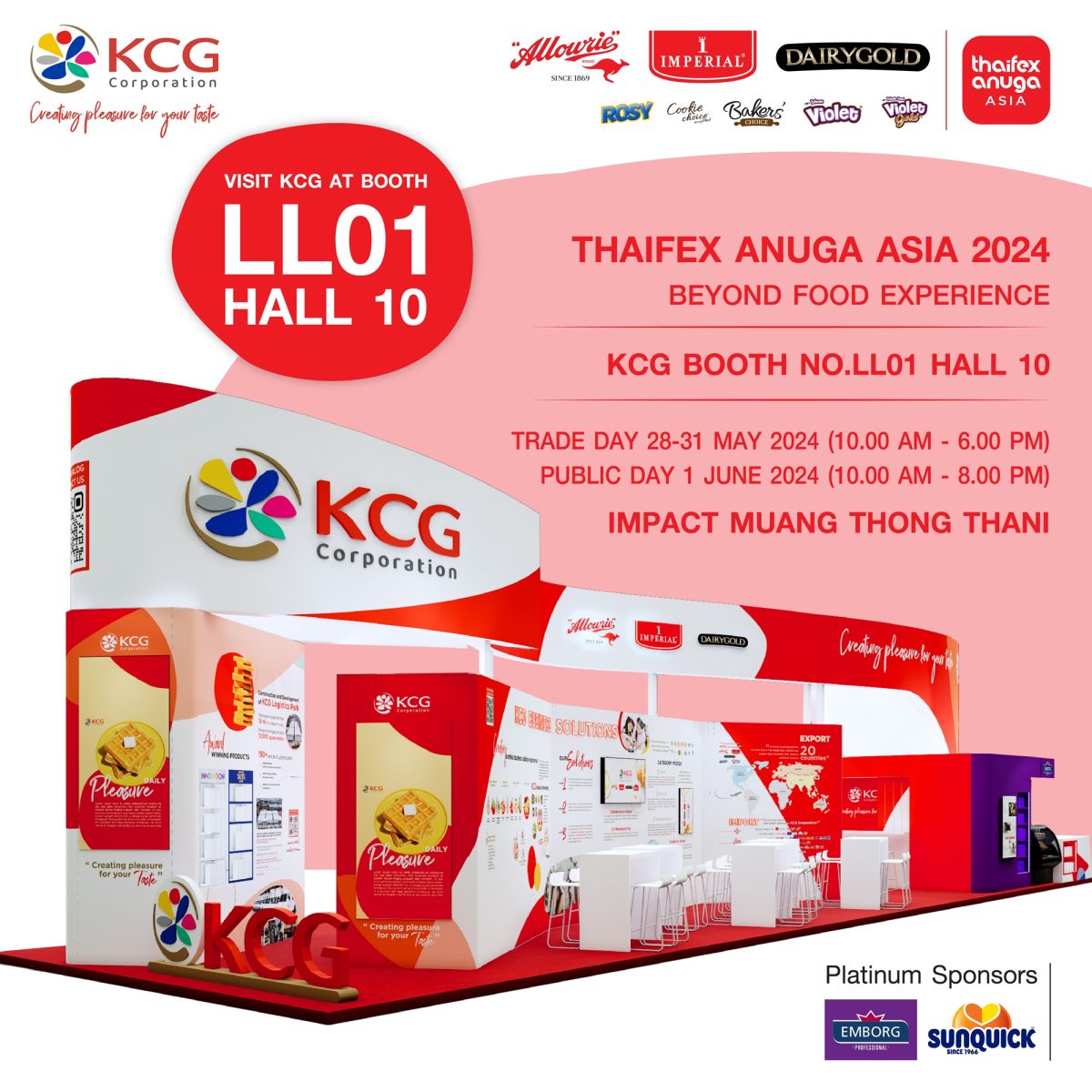 KCG ลงสนาม THAIFEX-ANUGA ASIA 2024 ชูคอนเซปต์ Smart solution ครบวงจร