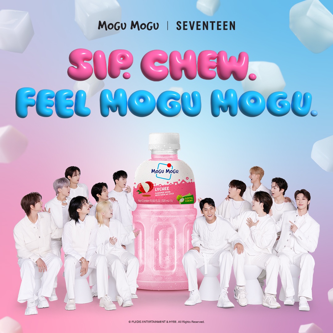 โดนใจ GenZ ทั่วโลก! SAPPE เจ้าของแบรนด์ Mogu Mogu ประกาศให้ วง SEVENTEEN เป็นแบรนด์แอมบาสเดอร์ระดับโลกครั้งแรก