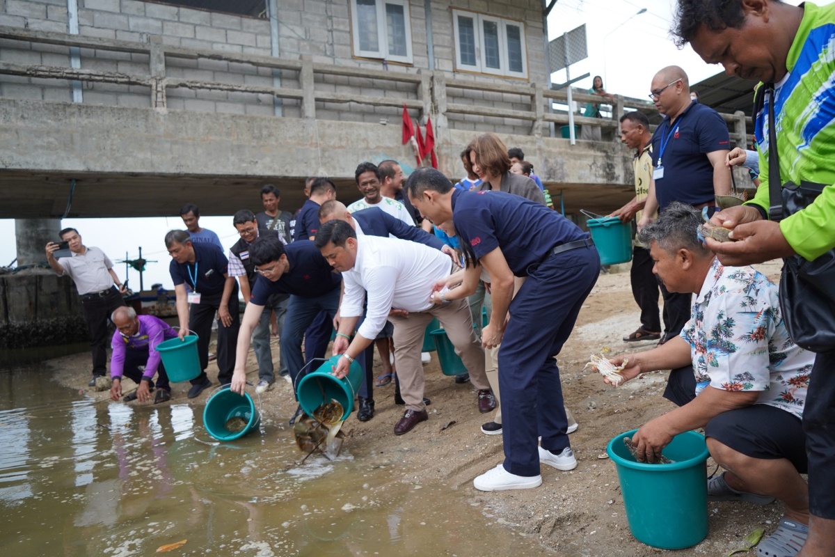 ท่านชายวัชเรศรเยี่ยมชมโรงงานผลิตเหล็กแผ่นรีดร้อนSSI-ท่าเรือประจวบ-กิจกรรมพัฒนาชุมชนศูนย์เรียนรู้กลุ่มเรือประมงพื้นบ้าน-ปล่อยพันธุ์สัตว์น้ำ