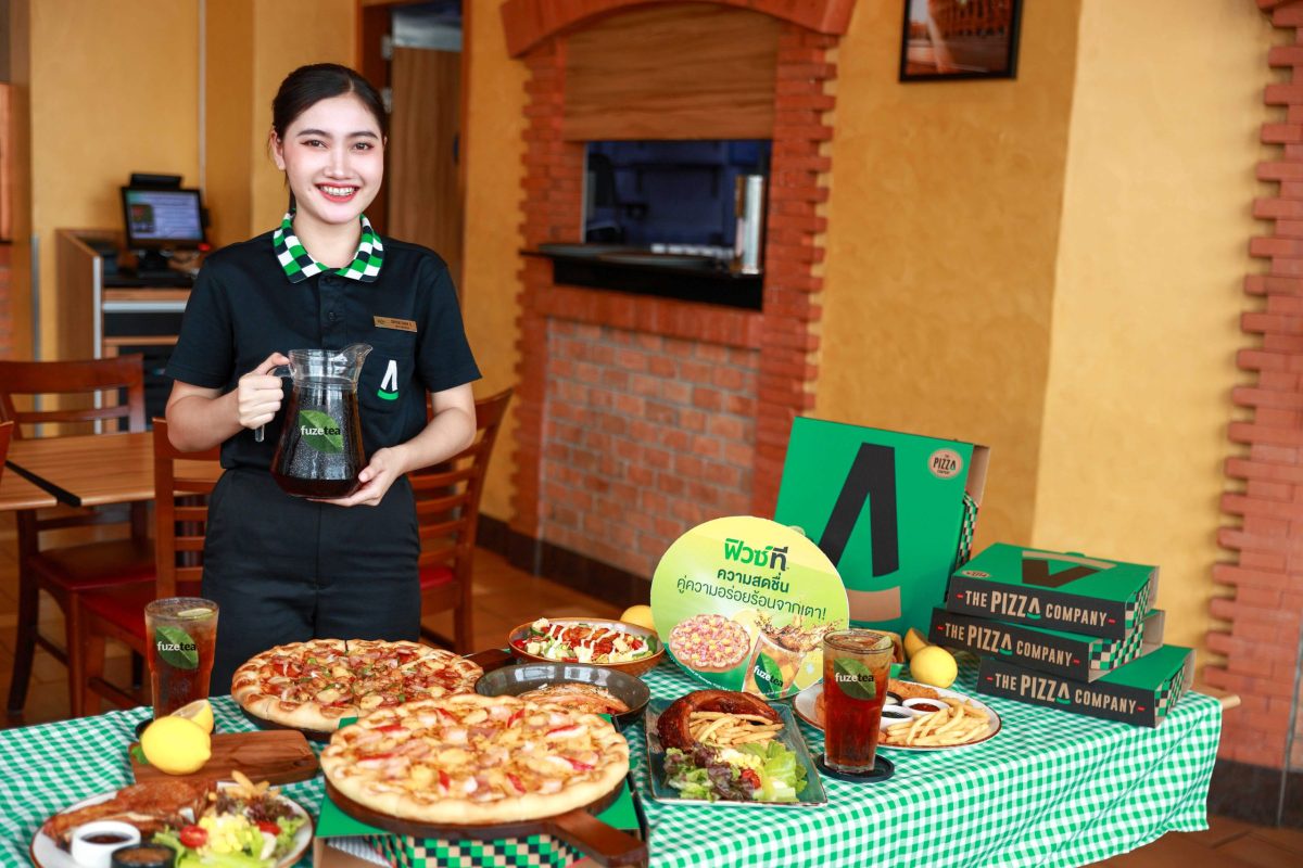 ThaiNamthip Collaborates with The Pizza Company introducing 'Fuze Tea', Coca-Cola's Lemon Tea, Bringing a Refreshing Complement to the Delectable Pizza at 200 Branches of The Pizza Company Nationwide