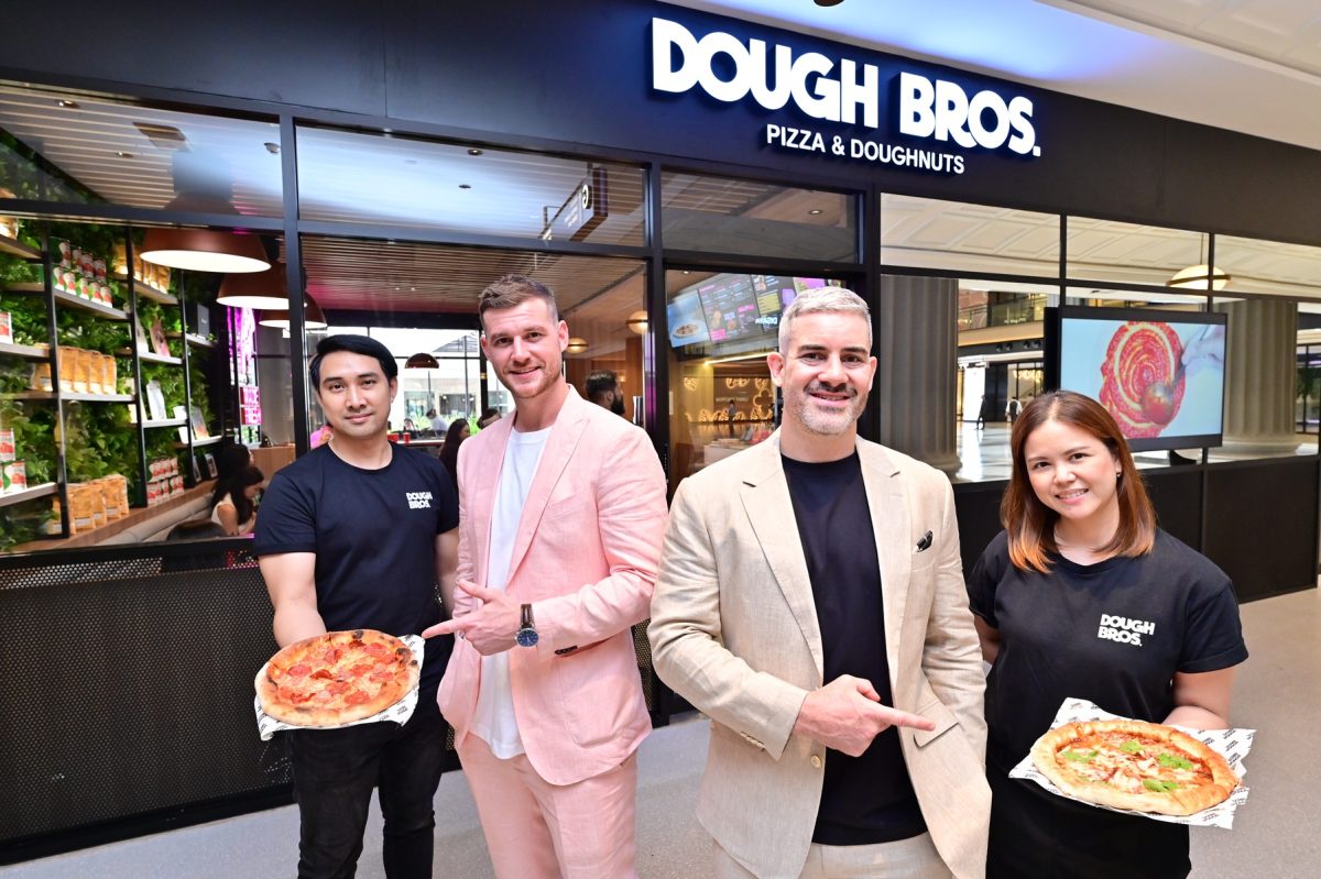 DOUGH BROS. Pizza Doughnuts ส่งพิซซ่าซาวโดว์และโดนัท เปิดตัวสาขาแรกในเมืองไทย ปักหมุดเกษรอัมรินทร์ ดึงกำลังซื้อนักท่องเที่ยวคนไทยและต่างชาติ