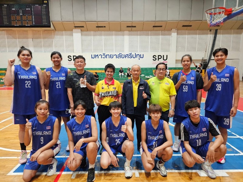 SPU นำบาสเกตบอลหญิง ลุย ม.อาเซียน อินโดนีเซีย ASEAN University Games 2024 Surabaya Malang Indonesia