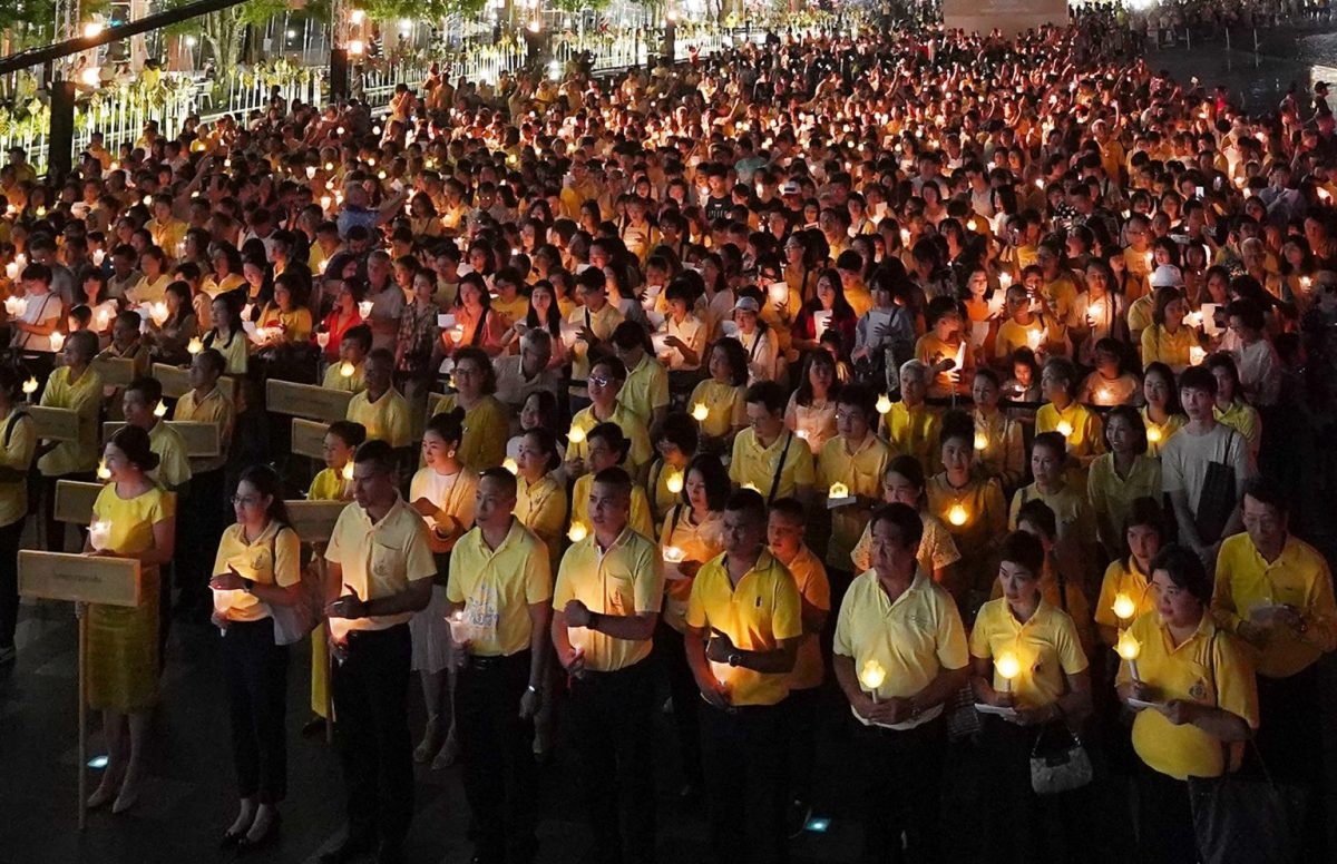 พลังสามัคคี กลุ่มธุรกิจศูนย์การค้าย่านปทุมวัน ย่านราชประสงค์ พร้อมพันธมิตรภาครัฐและเอกชนร่วมแสดงความจงรักภักดี