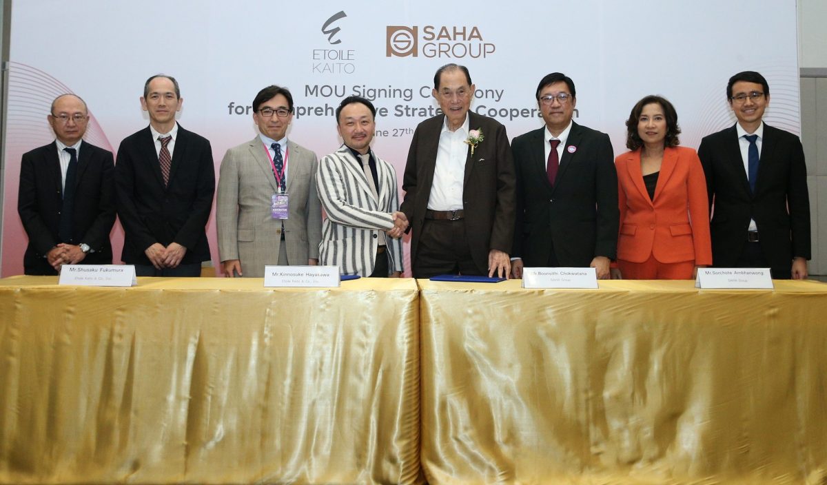 Saha Group Partners with Japanese Wholesale Leader Etoile Kaito Advancing Business Promotion and International Market Expansion