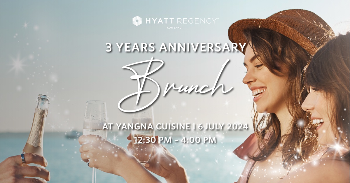 THIRD ANNIVERSARY CHAMPAGNE BRUNCH