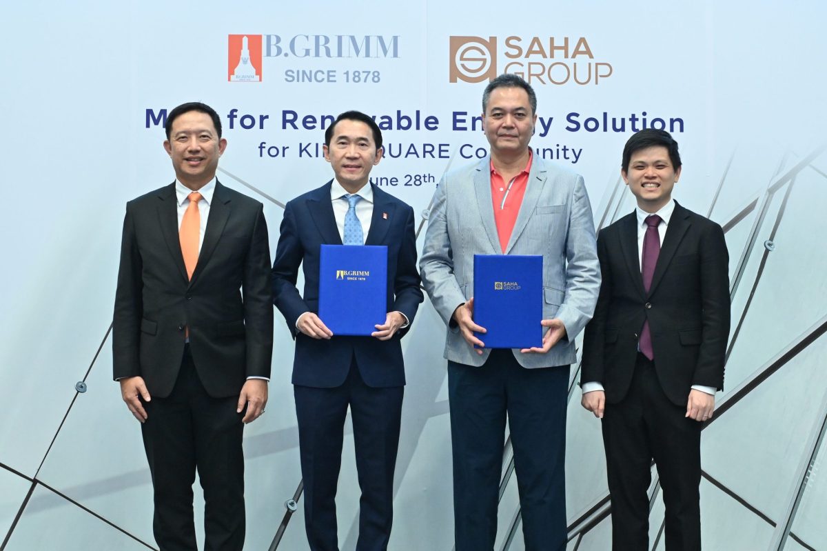 Saha Group and B.Grimm Join Forces to Drive Green Projects, Propelling Kingsquare as a Leader in Environmental Sustainability in Rama 3