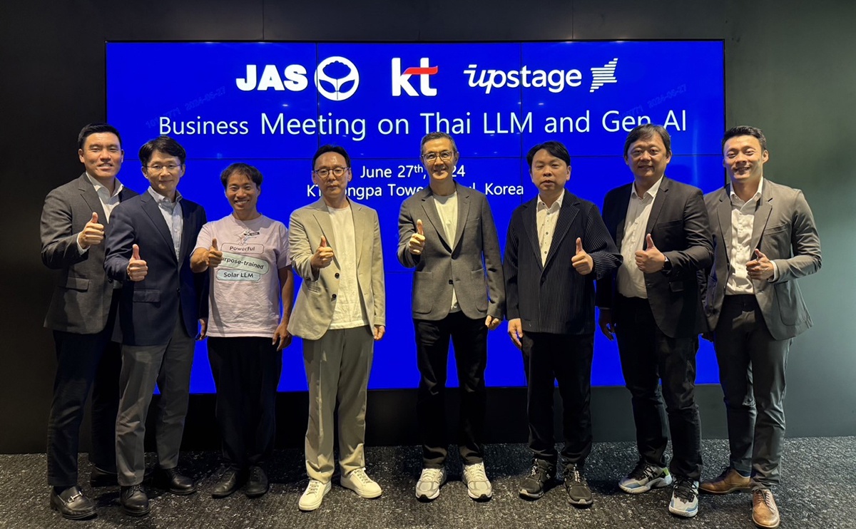 JTS เยี่ยมชม KT ติดตามการพัฒนาแพลตฟอร์ม Generative AI ผลลัพธ์ SOTA Thai LLM ประสบความสำเร็จพร้อมเดินหน้าเปิดตัวปีนี้!!!