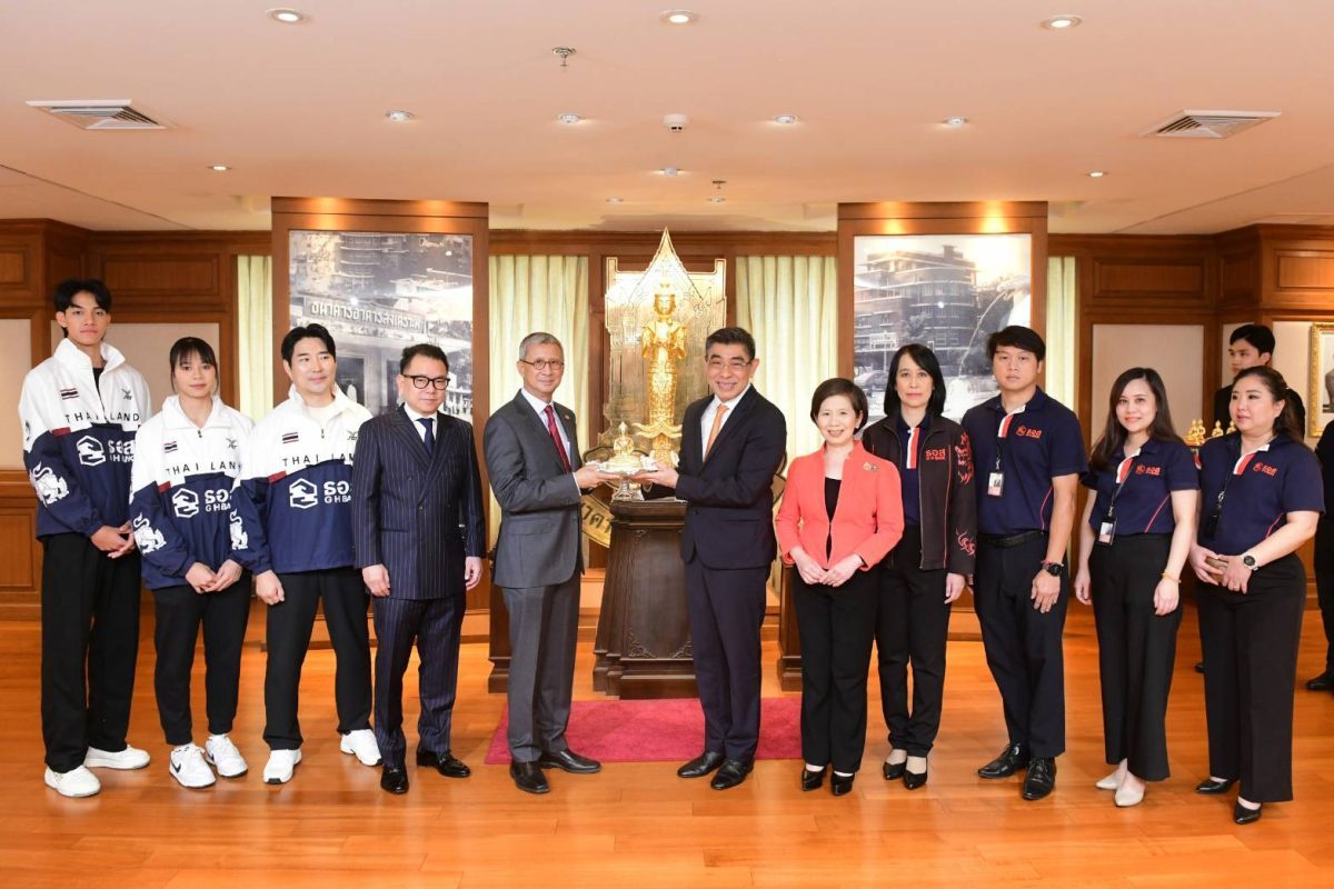 สมาคมกีฬาเทควันโดแห่งประเทศไทย นำทัพนักกีฬา เข้าพบกรรมการผู้จัดการ ธนาคารอาคารสงเคราะห์ ก่อนร่วมแข่งขันกีฬาโอลิมปิก ครั้งที่ 33 ณ กรุงปารีส