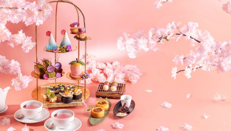 Blossom Delight Afternoon Tea at Tuxedo Espresso Bar, Carlton Hotel Bangkok Sukhumvit