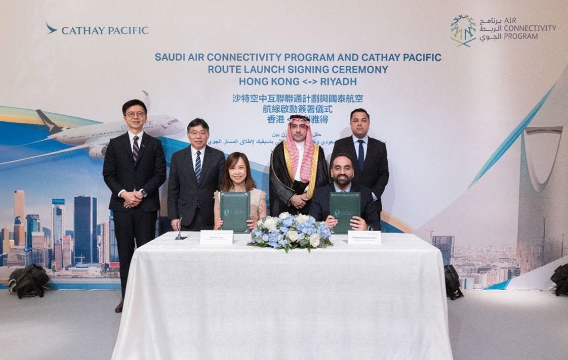 Cathay Pacific to launch direct flights connecting Hong Kong and Riyadh