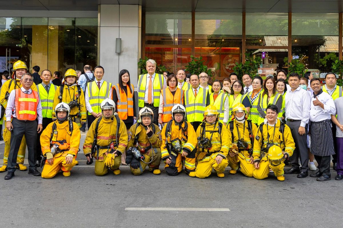 Practice Fire Safety at Centara Grand at CentralWorld