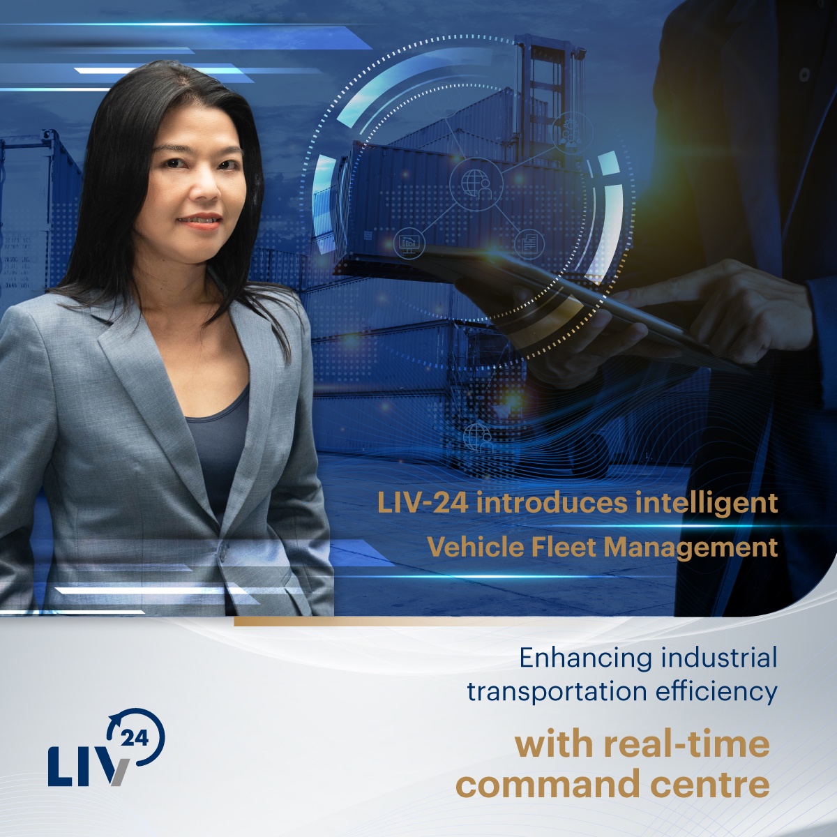 LIV-24 introduces intelligent 'Vehicle Fleet Management' technology Enhancing industrial transportation efficiency with real-time command