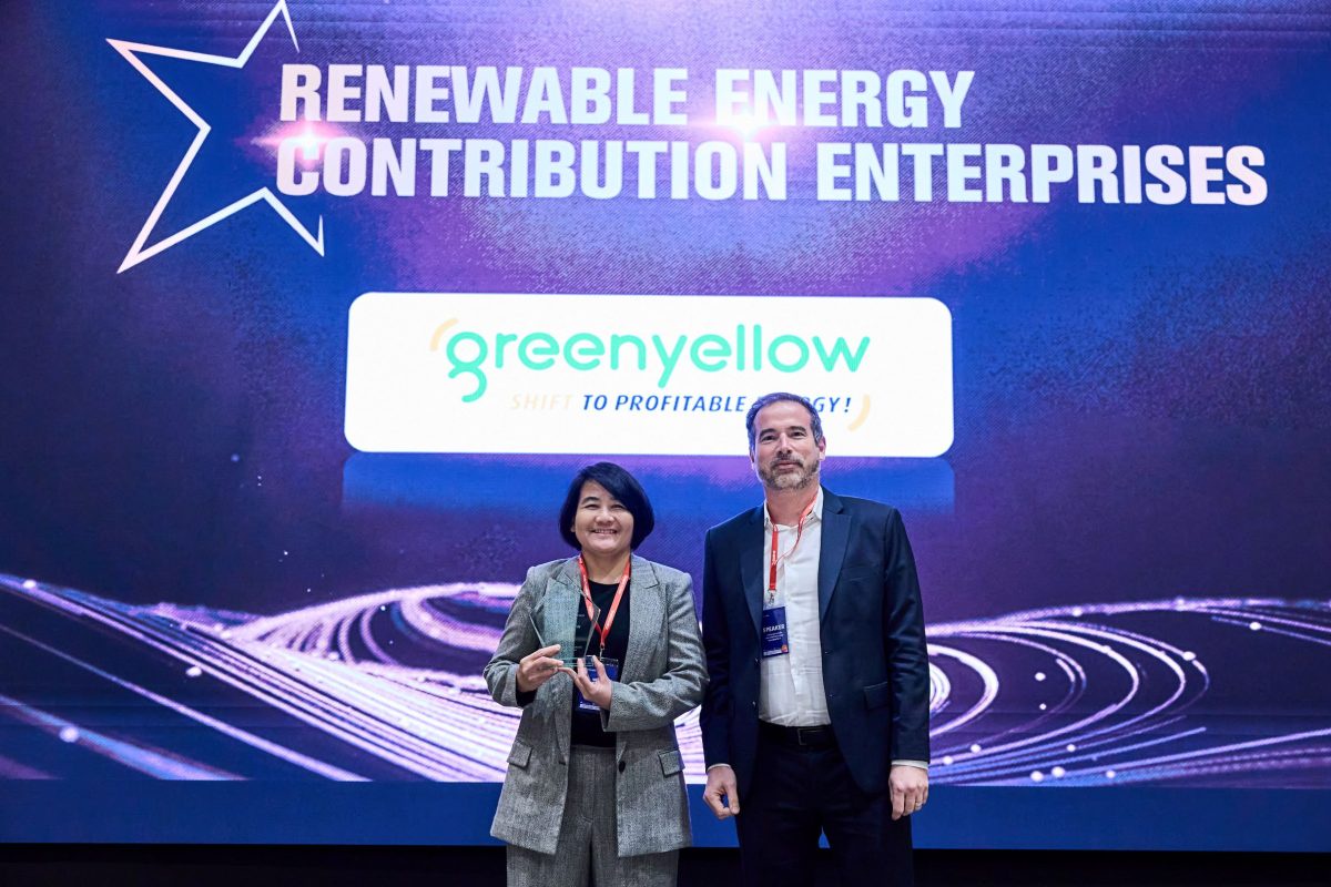 กรีน เยลโล่ คว้ารางวัล Renewable Energy Contribution Enterprises แห่งปี ในงาน SESFA 2024