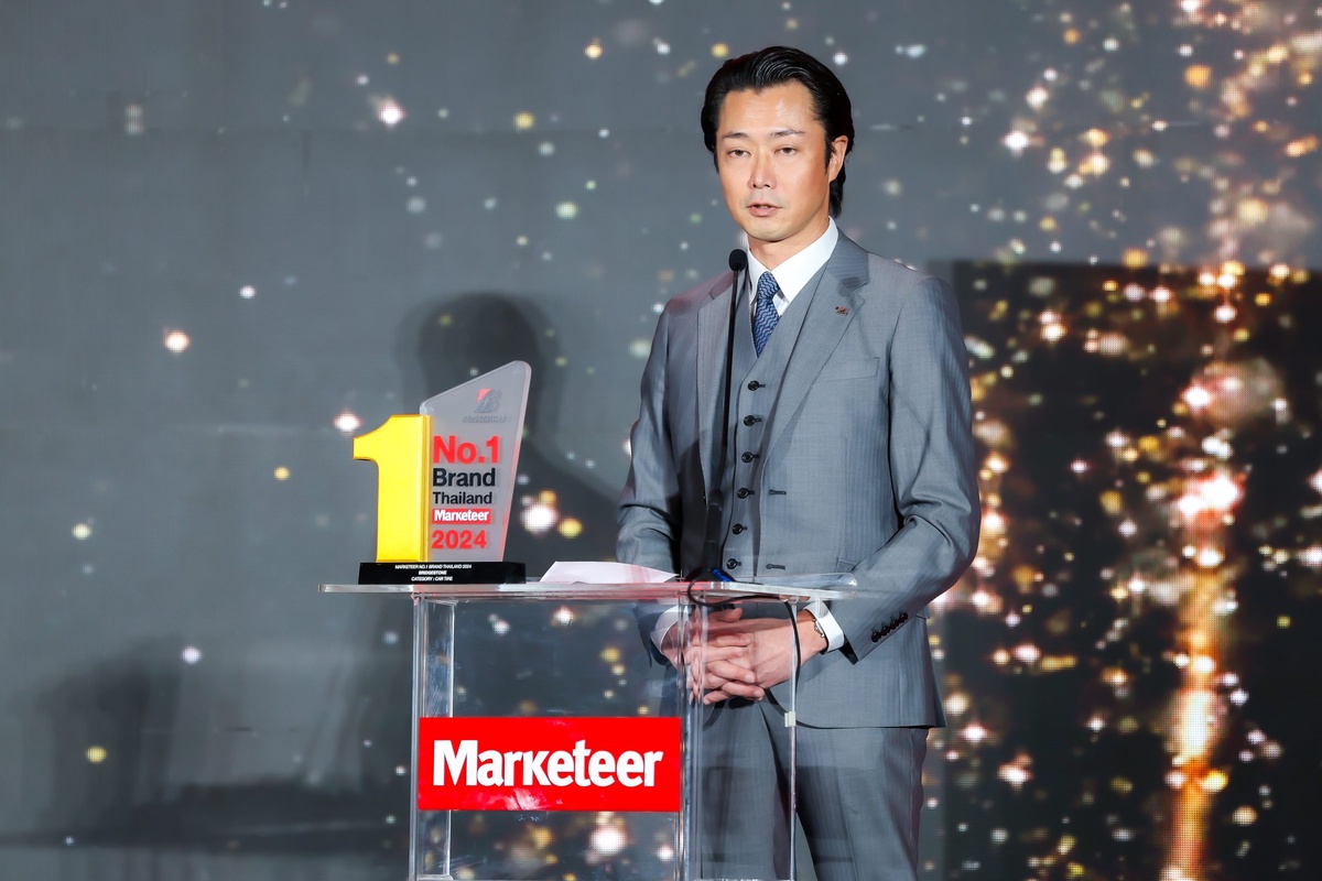 Bridgestone Wins Consumers' Hearts for 13th Consecutive Year, Guaranteed with Marketeer No.1 Brand Thailand 2024 Striving to Be a Sustainable Premium Brand