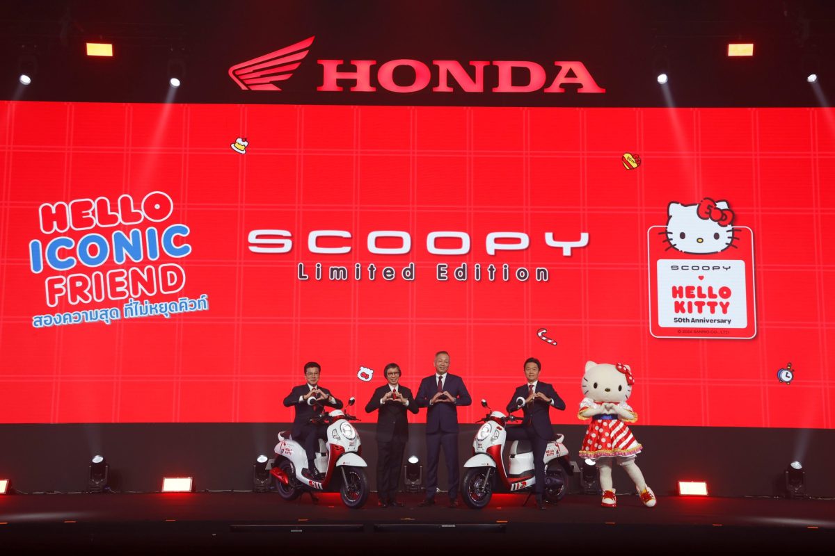 ไทยฮอนด้า เขย่ากระแสตลาดรถเอ.ที. เอาใจคนรุ่นใหม่นำร่อง เปิดตัว 2 รุ่น 'New Honda FORZA350' และ 'Honda Scoopy Hello Kitty Limited