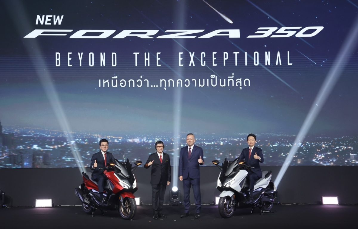 ไทยฮอนด้า เขย่ากระแสตลาดรถเอ.ที. เอาใจคนรุ่นใหม่นำร่อง เปิดตัว 2 รุ่น 'New Honda FORZA350' และ 'Honda Scoopy Hello Kitty Limited Edition'