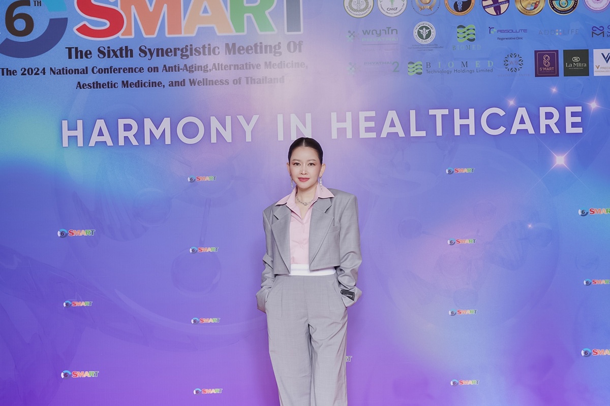 ดร.วาสนา อินทะแสง CEO Revomed Group ร่วมงาน 6TH SMART ตอกย้ำความเป็นผู้นำในกลุ่มธุรกิจด้านสุขภาพและความงามของไทย