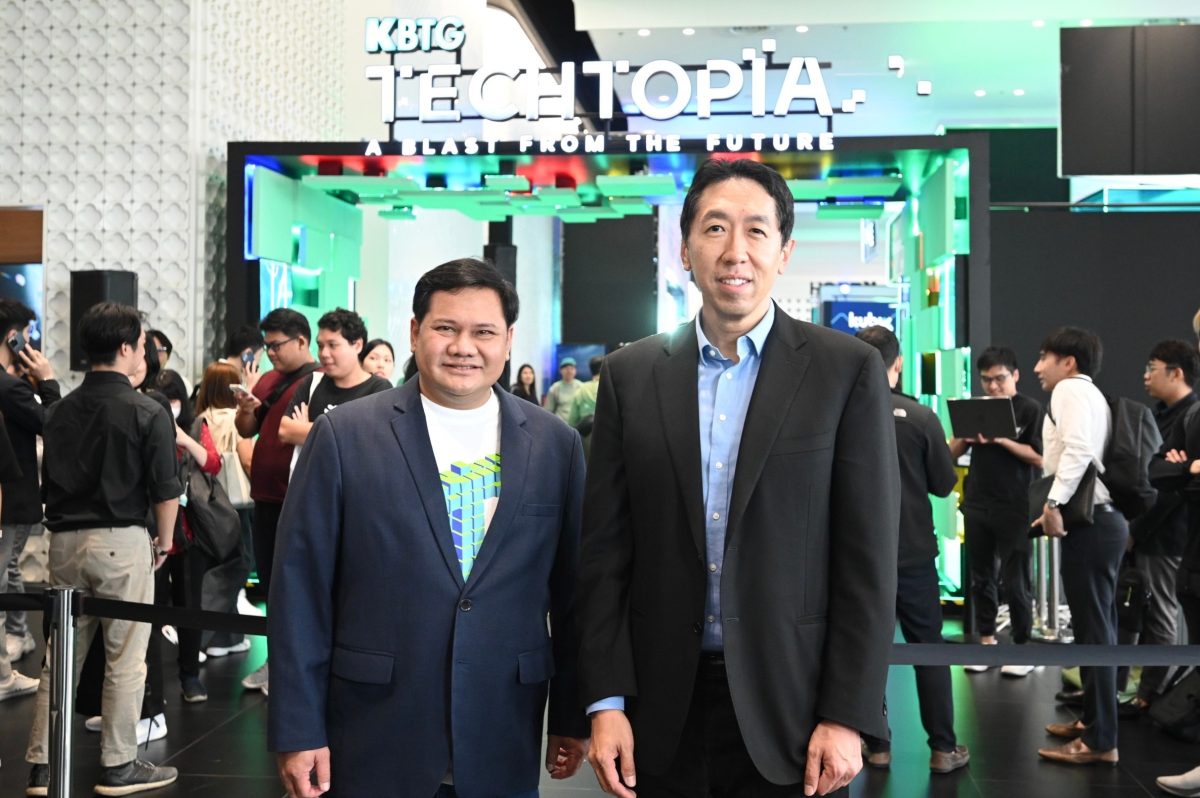 KBTG organizes KBTG Techtopia, a major tech event featuring cutting-edge innovations and global AI leaders, establishing Thailand as the destination for frontier