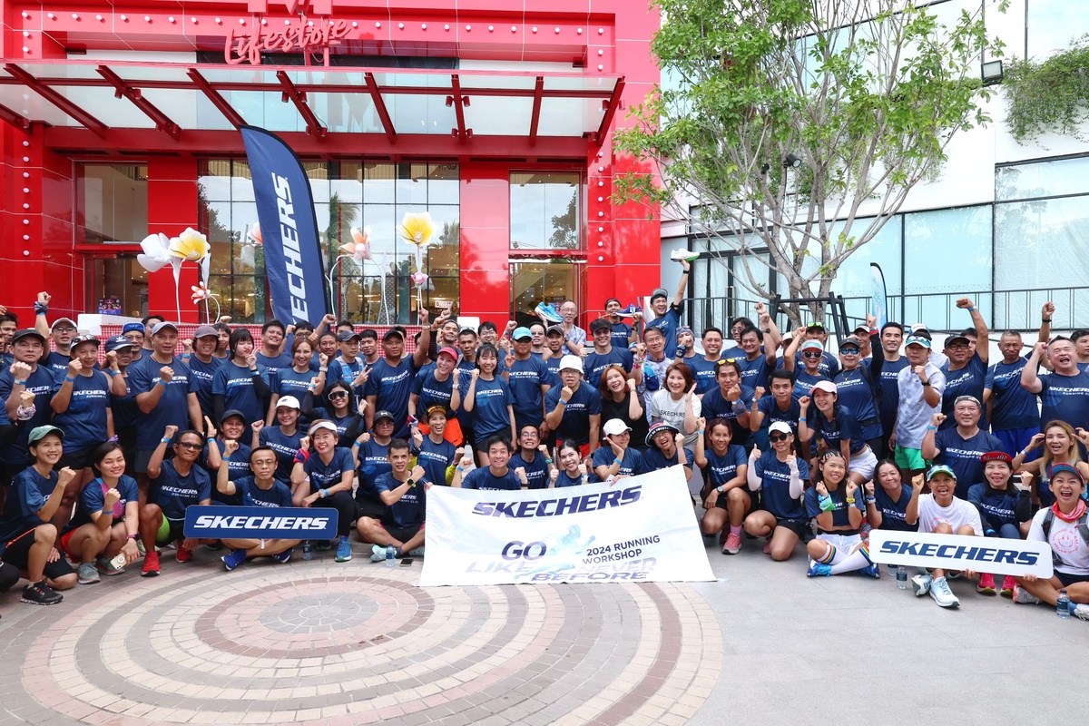 สเก็ตเชอร์ส จัดกิจกรรม SKECHERS RUNNING WORKSHOP 2024 ครั้งที่ 21 พร้อมพานักวิ่งทดสอบรองเท้าวิ่ง SKECHERS GOrun RAZOR 4(TM)