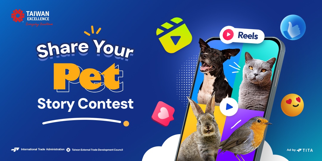 Join the 'Share Your Pet Story' Contest by Taiwan Excellence: Share Your Furry Friend's Adorable Moments and Win Amazing Prizes!