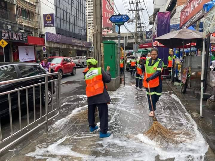 เขตบางรักรุดจัดระเบียบสภาพแวดล้อม-พื้นที่ทำการค้าในซอยเจริญกรุง 50