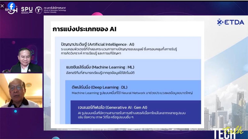 54 ปี SPU ให้ความรู้ : ดร.ศักดิ์ เสกขุนทด บุก SIT SPU แชร์ความรู้ Prompt Engineering สร้างสรรค์ AI ใน Tech Talk #9