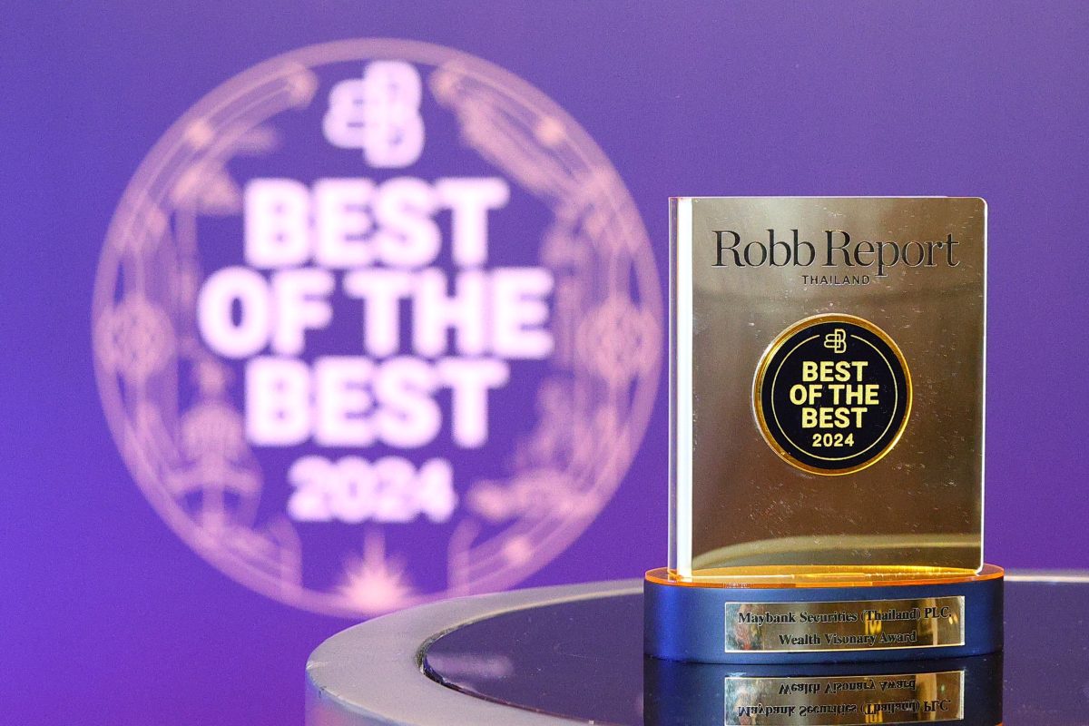 เมย์แบงก์ คว้ารางวัล Best of the Best 2024 จาก Robb Report Thailand