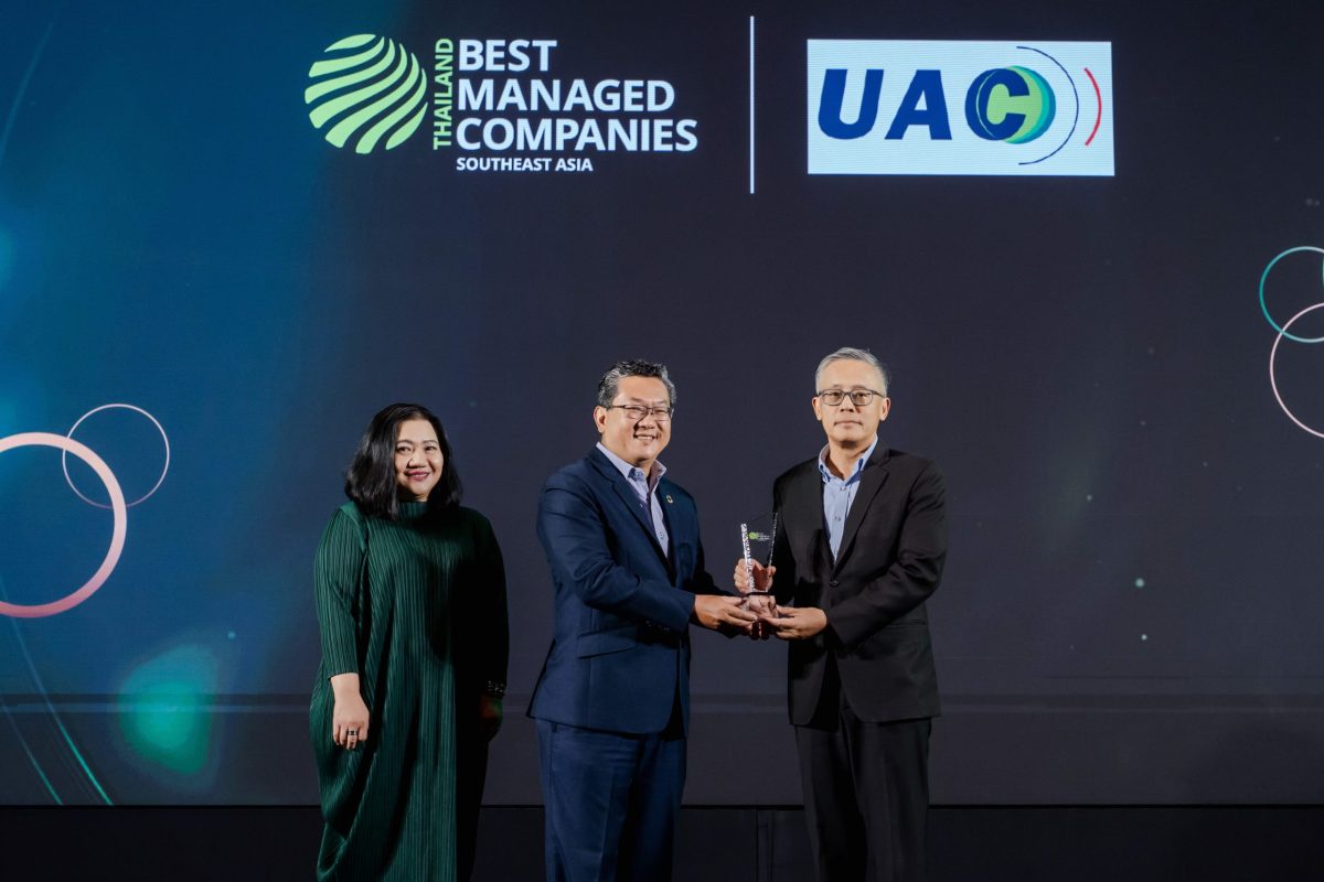 UAC คว้ารางวัล Thailand Best Managed Companies 2024 2 ปีซ้อน มุ่งมั่นก้าวต่อไปอย่างยั่งยืนในทุกธุรกิจ