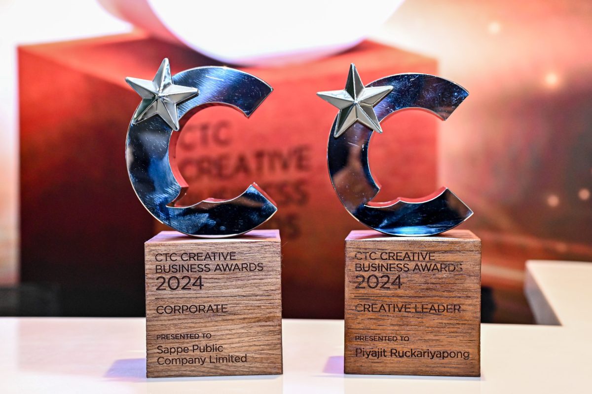 SAPPE คว้า 2 รางวัลใหญ่ CREATIVE BUSINESS AWARDS และ CREATIVE LEADER AWARDS จากเวที CTC CREATIVE BUSINESS AWARDS