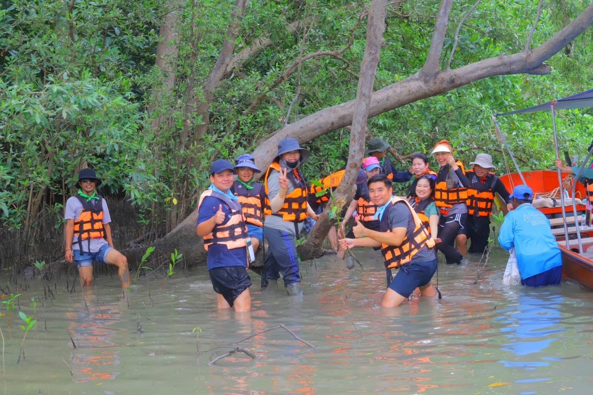 Chatrium Hospitality joins forces for a greener future with mangrove planting initiative under the Think First, Think Earth campaign