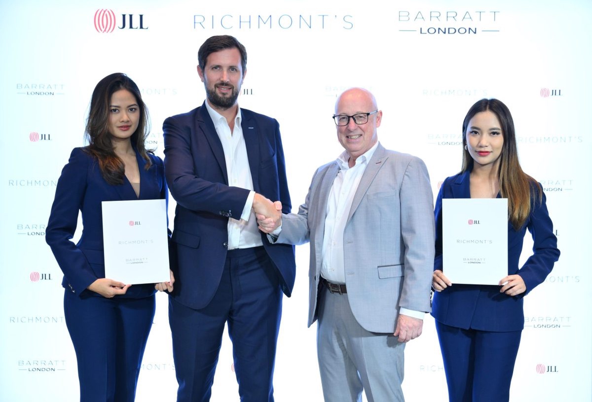 JLL International Residential และ Richmont's เซ็นสัญญาความร่วมมือ เปิดโอกาสให้นักลงทุนชาวไทยได้เป็นเจ้าของอสังหาฯ ในอังกฤษ