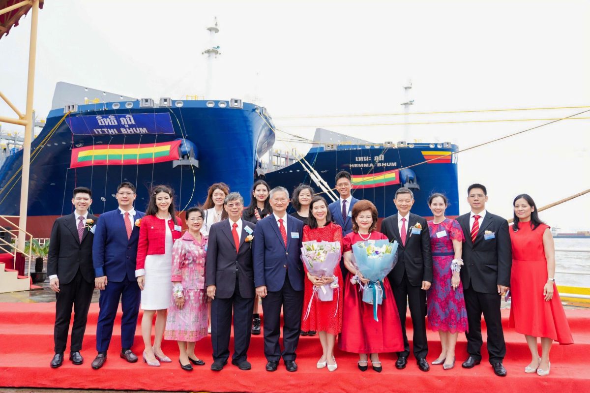 RCL จัดฉลองพิธีตั้งชื่อเรือใหม่ 2 ลำ ขนาด 7,000 TEUs ณ อู่ต่อเรือ Shanghai Waigaoqiao