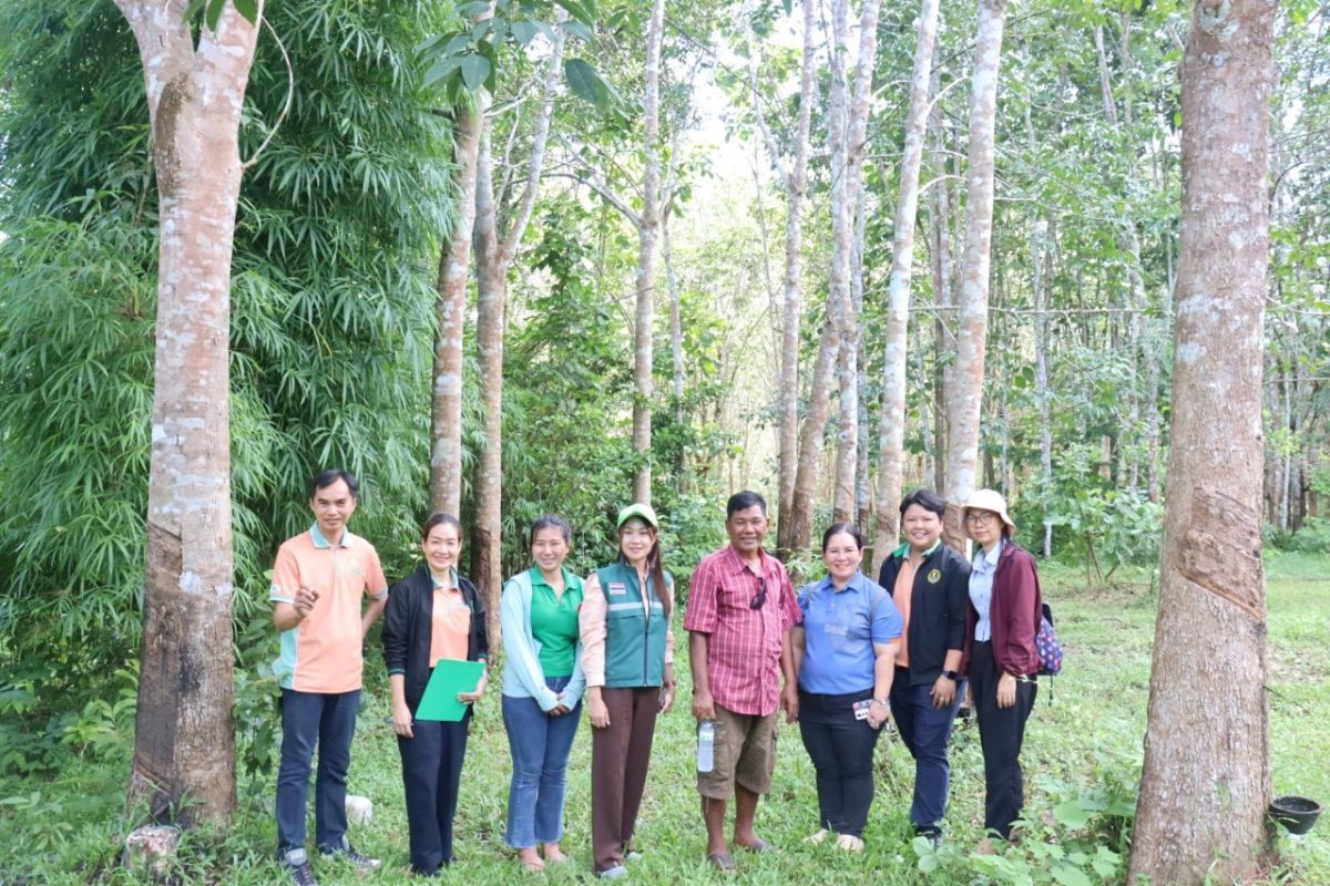 สำนักงานส่งเสริมและพัฒนาการเกษตรที่ 2 จังหวัดกาญจนบุรี ติดตามการดำเนินงานศูนย์เรียนรู้การเพิ่มประสิทธิภาพการผลิตสินค้าเกษตร(ศพก.)