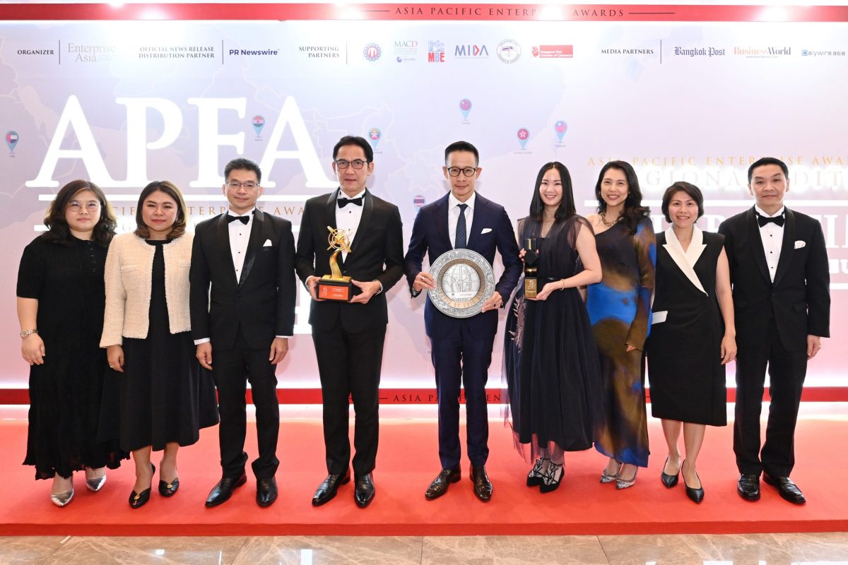 เมืองไทยประกันชีวิต รับรางวัลสูงสุด Enterprise Asia Linchpin of Asia Awards จากงาน Asia Pacific Enterprise Awards 2024