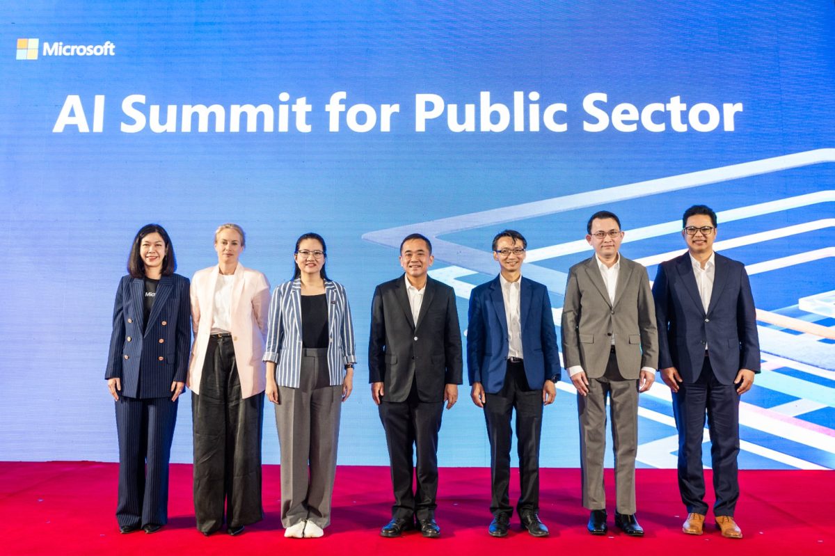 ไมโครซอฟท์ สนับสนุนภาครัฐขับเคลื่อน AI เพื่อการพัฒนาที่ยั่งยืน ในงาน AI Summit for Public Sector