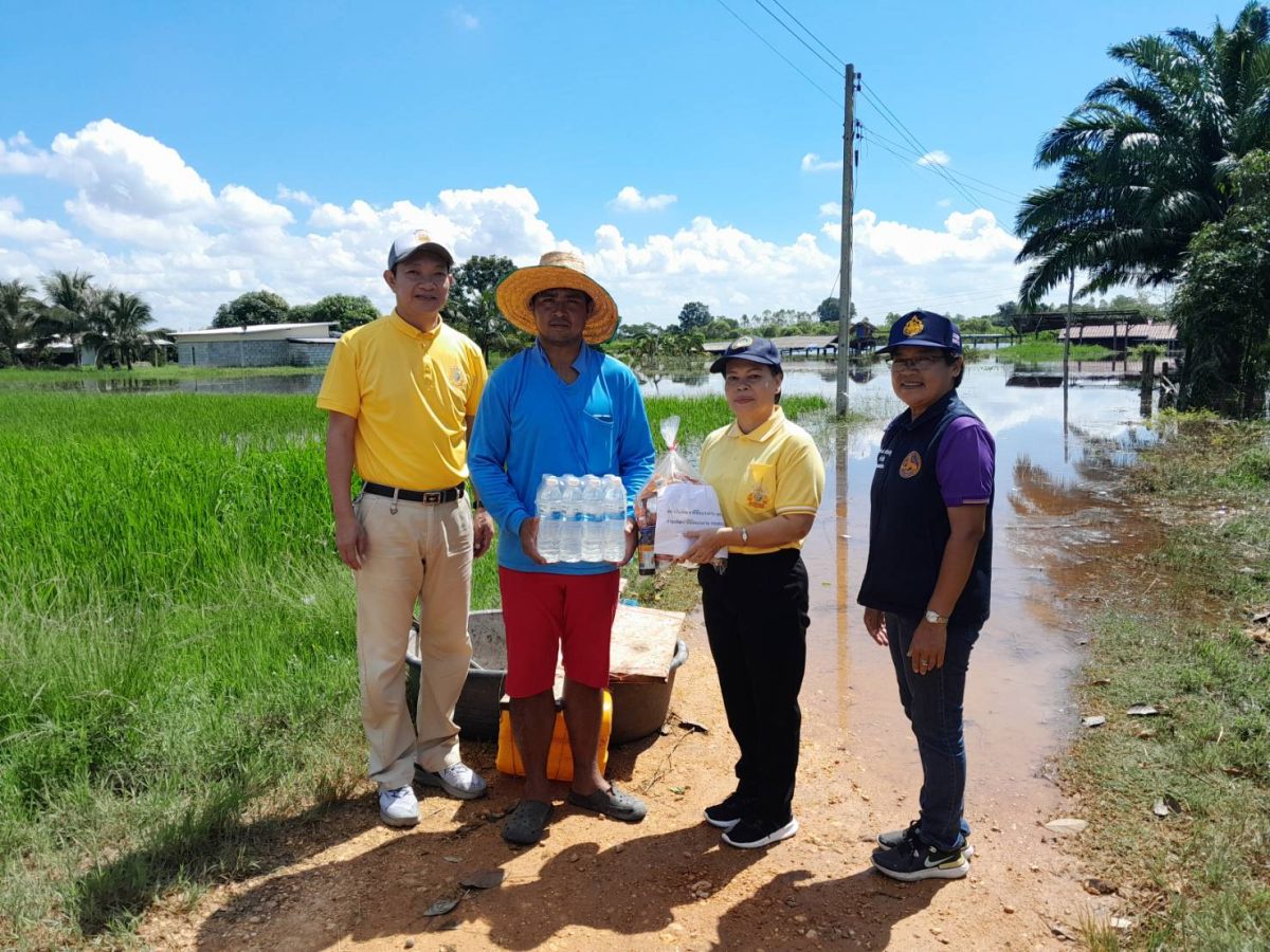 สพร.42 หนองคาย รวมน้ำใจช่วยเหลือผู้ประสบภัยน้ำท่วม จังหวัดหนองคาย