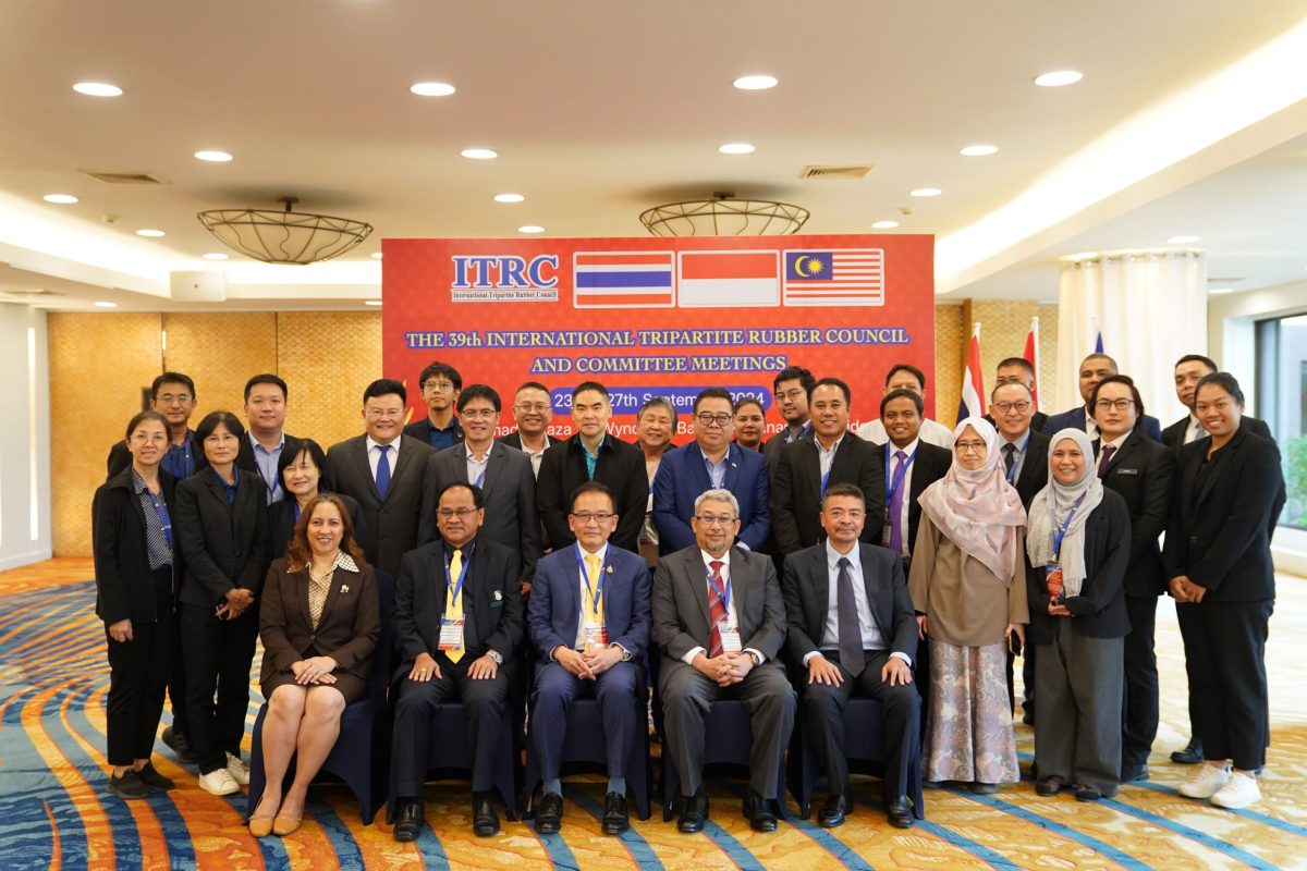 กยท. เป็นเจ้าภาพจัดประชุม ITRC ครั้งที่ 39 วางทิศทางรับกฎ EUDR สร้างเสถียรภาพราคายางในตลาดโลก