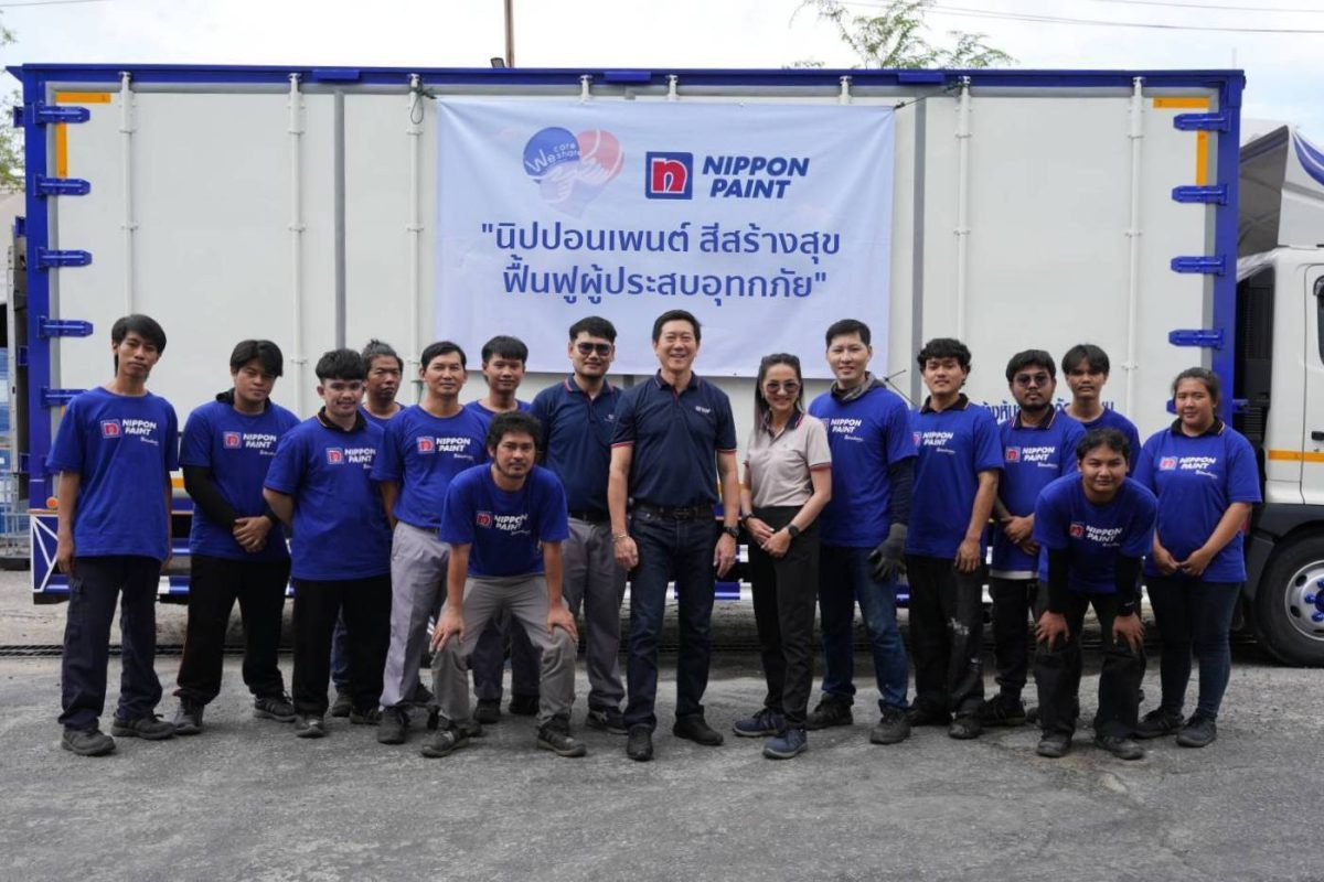 Nippon Paint along with partners stand by the locals in the north, presenting high quality building paints for school and hospital restoration from the Northern flood crisis