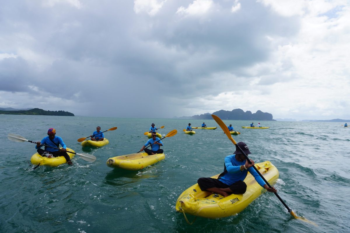 John Gray's Sea Canoe, along with Monsoongarbage Thailand and Psi Scott Collect Marine Debris at Ao Phang Nga National Park