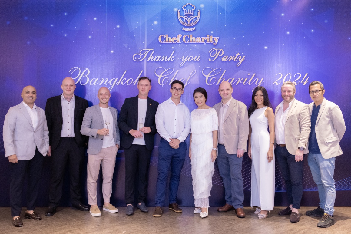 Thank You Dinner Party in Honour of 2024 Bangkok Chef Charity Fundraising Gala Supporters at Bangkok Marriott Marquis Queen's