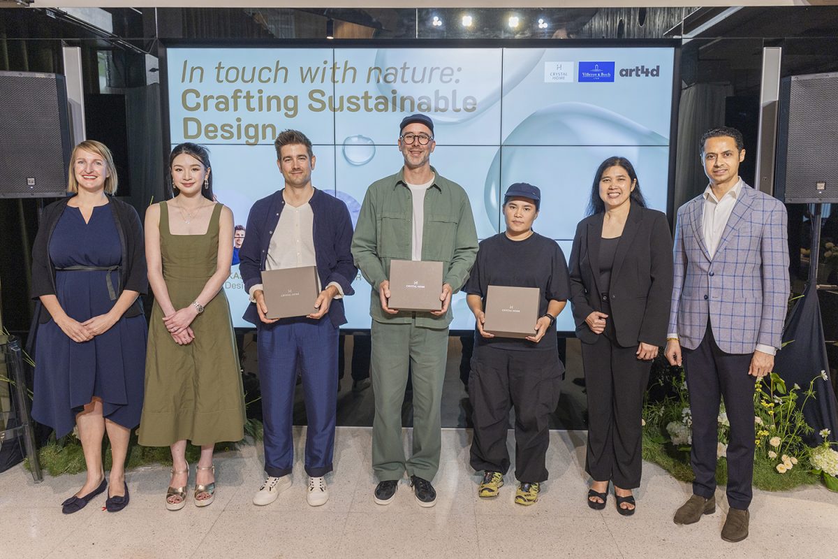 คริสตัล โฮมจับมือ วิลเลรอย แอนด์ บอค จัดเสวนา In touch with nature: Crafting Sustainable Design งานดีไซเนอร์ทอล์จากธรรมชาติ-สู่ความยั่งยืน