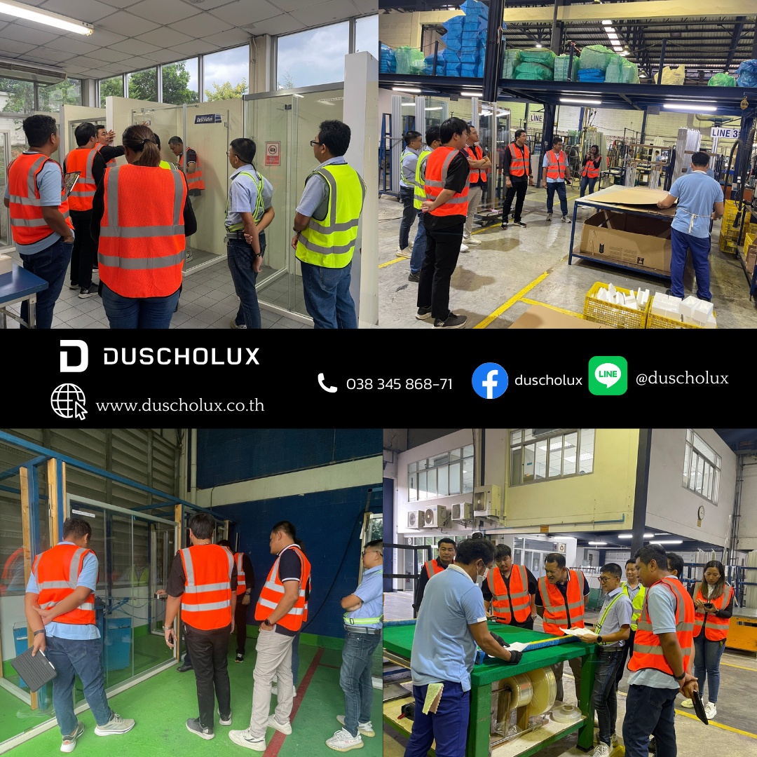 Duscholux Thailand เปิดบ้านต้อนรับทีมงานจาก บริษัท แสนสิริ จำกัด (มหาชน) รับชมนวัตกรรมและรับชมกระบวนการการทำงาน ตรวจสอบ และส่งมอบสินค้าของเรา