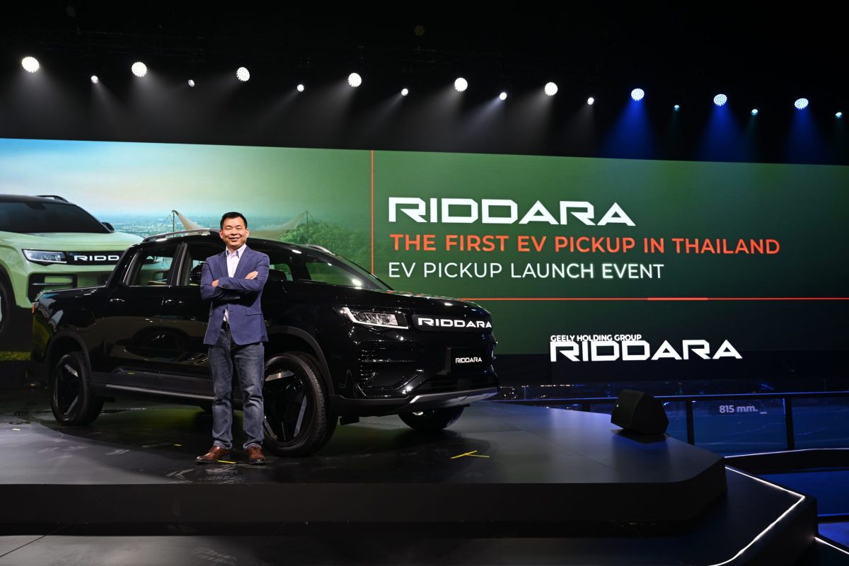 RIDDARA launches RIDDARA RD6 THE FIRST EV PICKUP IN THAILAND 100% electric pickup truck, redefining a boundless lifestyle. Starting price is 899,000