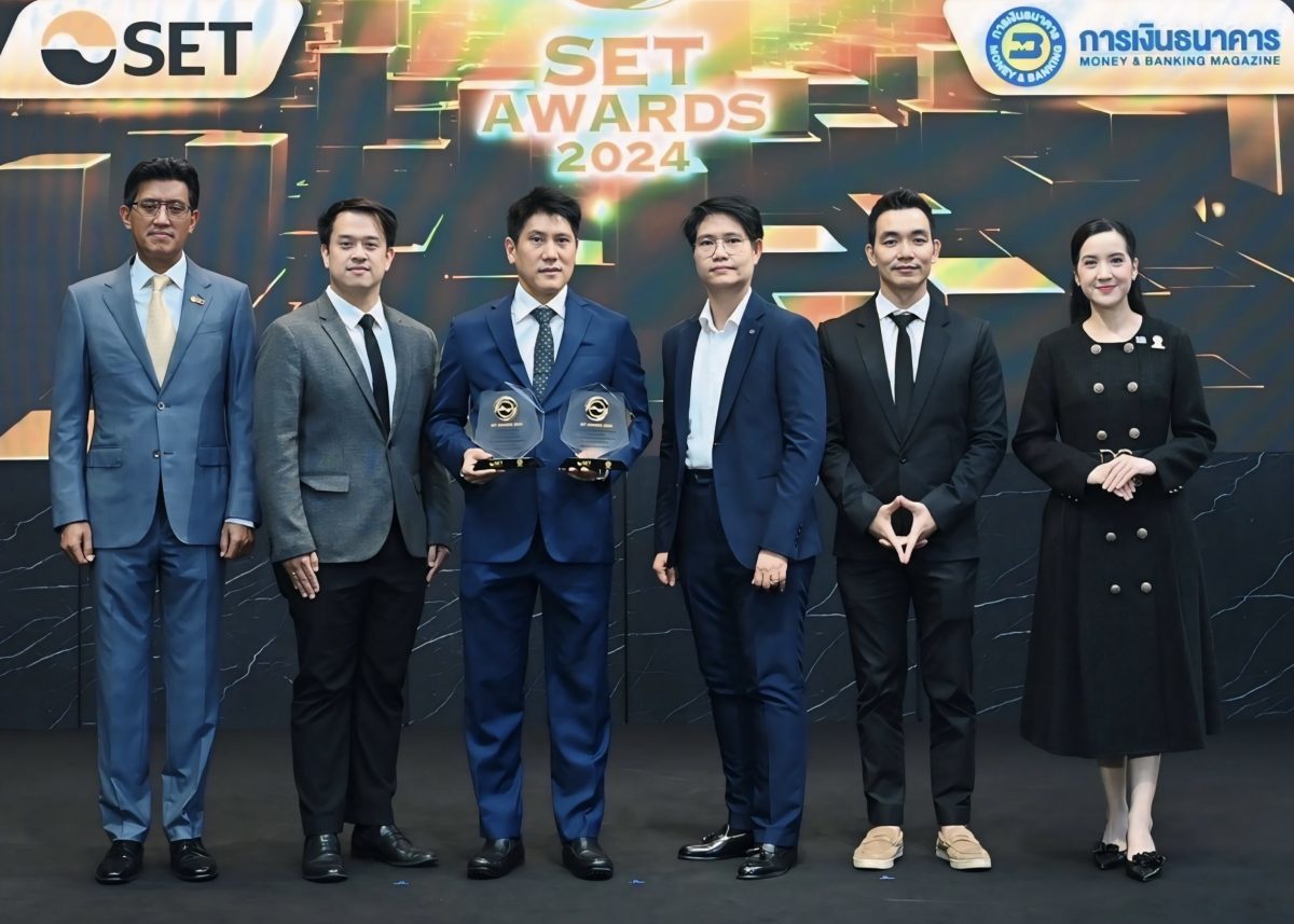 TOA คว้า 3 รางวัลใหญ่ 'สุดยอดซีอีโอแห่งปี' CEO Econmass Awards 2024 และรางวัล Outstanding CEO Company Performance Awards ในงาน SET Awards 2024